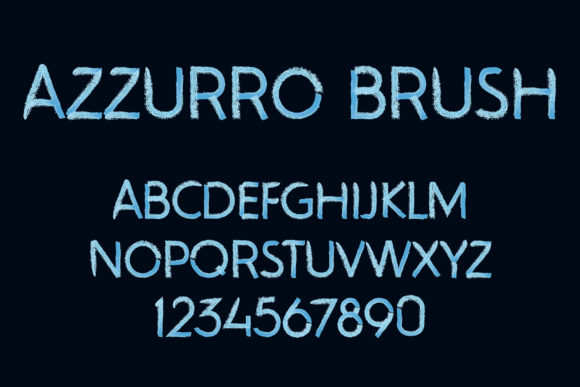 Azzurro: The Bold, Textured Font for Urban Designs