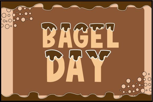 Bagel Day: A Playful Font for Creative Branding