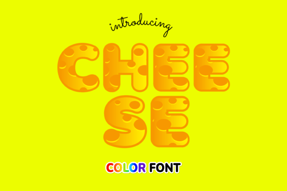 Cheese: The Color Font That Brings Playful Energy to Your Projects
