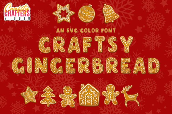 Craftsy Gingerbread: A Font with a Sweet, Handcrafted Vibe