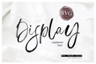Display: The Hand-Lettered SVG Font for Authentic Branding