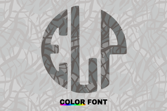 Elephant Circle: The Playful Monogram Font for Charming Designs