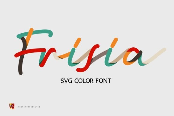 Frisia: A Playful Color Font for Vibrant Projects