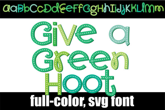 Give a Green Hoot: The Color Font That Brings a Smile to Your Designs