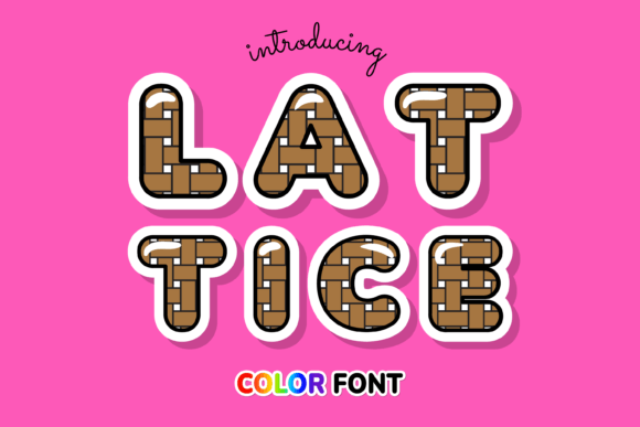 Lattice: The Color Font That Brings Vibrant Depth to Your Work