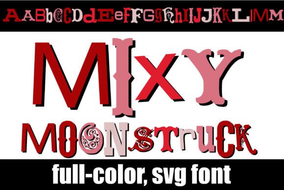 Mixy Moonstruck: A Playful Color Font for Modern Brands