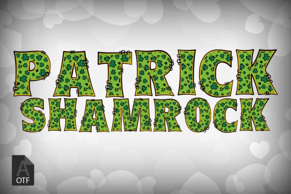 Patrick Shamrock: A Fun and Lucky Color Font for Every Design