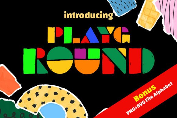 Playground: A Fun, Colorful Font for Creative Projects