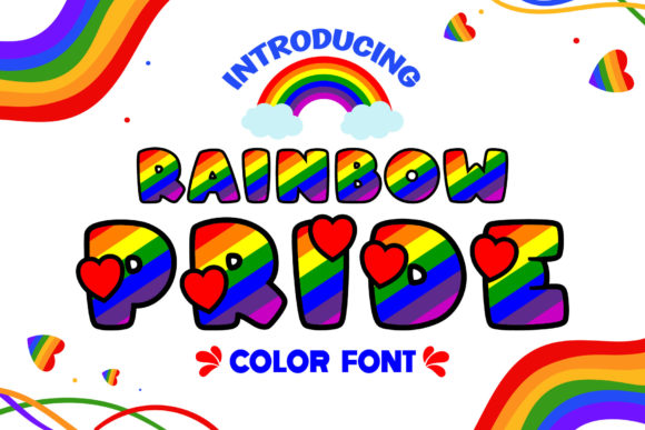 Rainbow Pride: A Color Font That Brings Joy to Your Designs