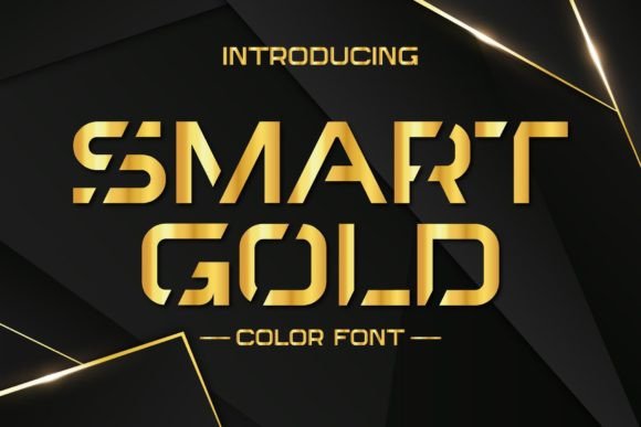 Smart Gold: A Luxurious Display Font for Bold Visuals
