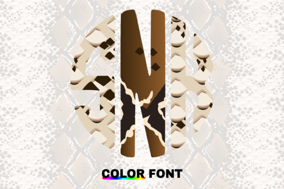Snake Circle: A Playful Monogram Font with Character