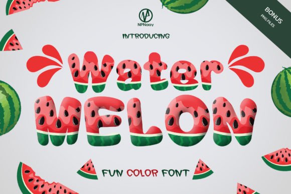 Water Melon: The Fruit-Inspired Font That Brings Joy to Design
