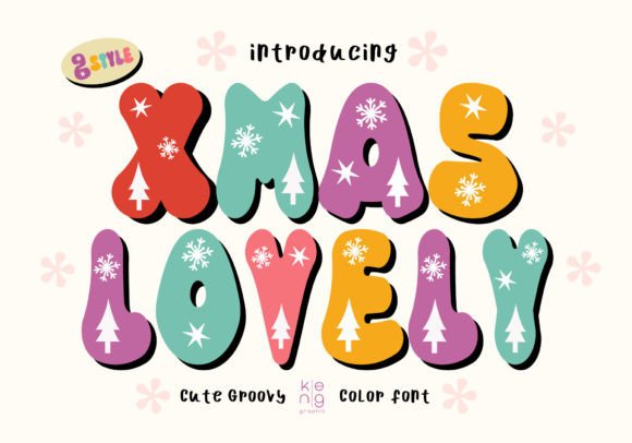 Xmas Lovely: A Font That Brings Joyful Energy to Any Project